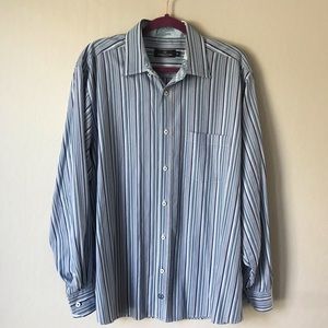 Bugatchi Striped Button Down Shirt